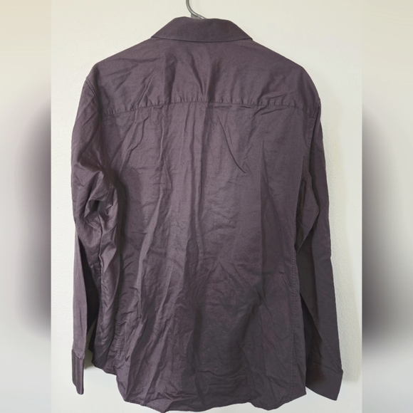 Calvin Klein Gray Dress Shirt Size 17 34/35 - Picture 2 of 6